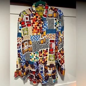 Robert Graham Wild Desert Limited Edition button down long sleeve 2XL